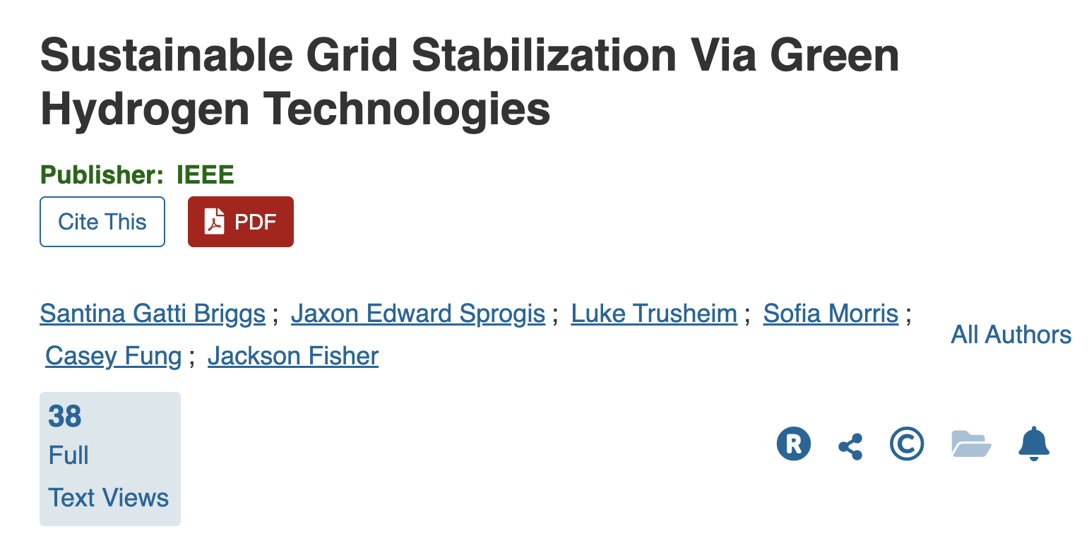 Screenshot of paper title from the IEEE website