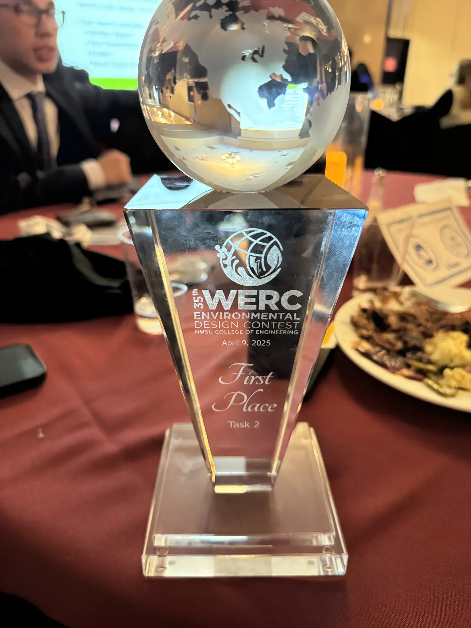 First place trophy